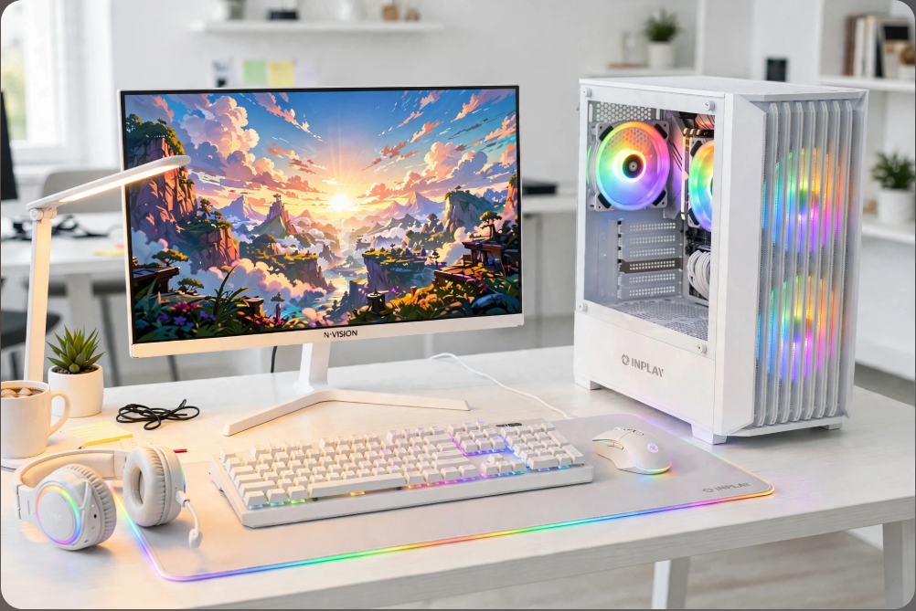 COMPLETE GAMING PC SET RYZEN 5 + RX 580